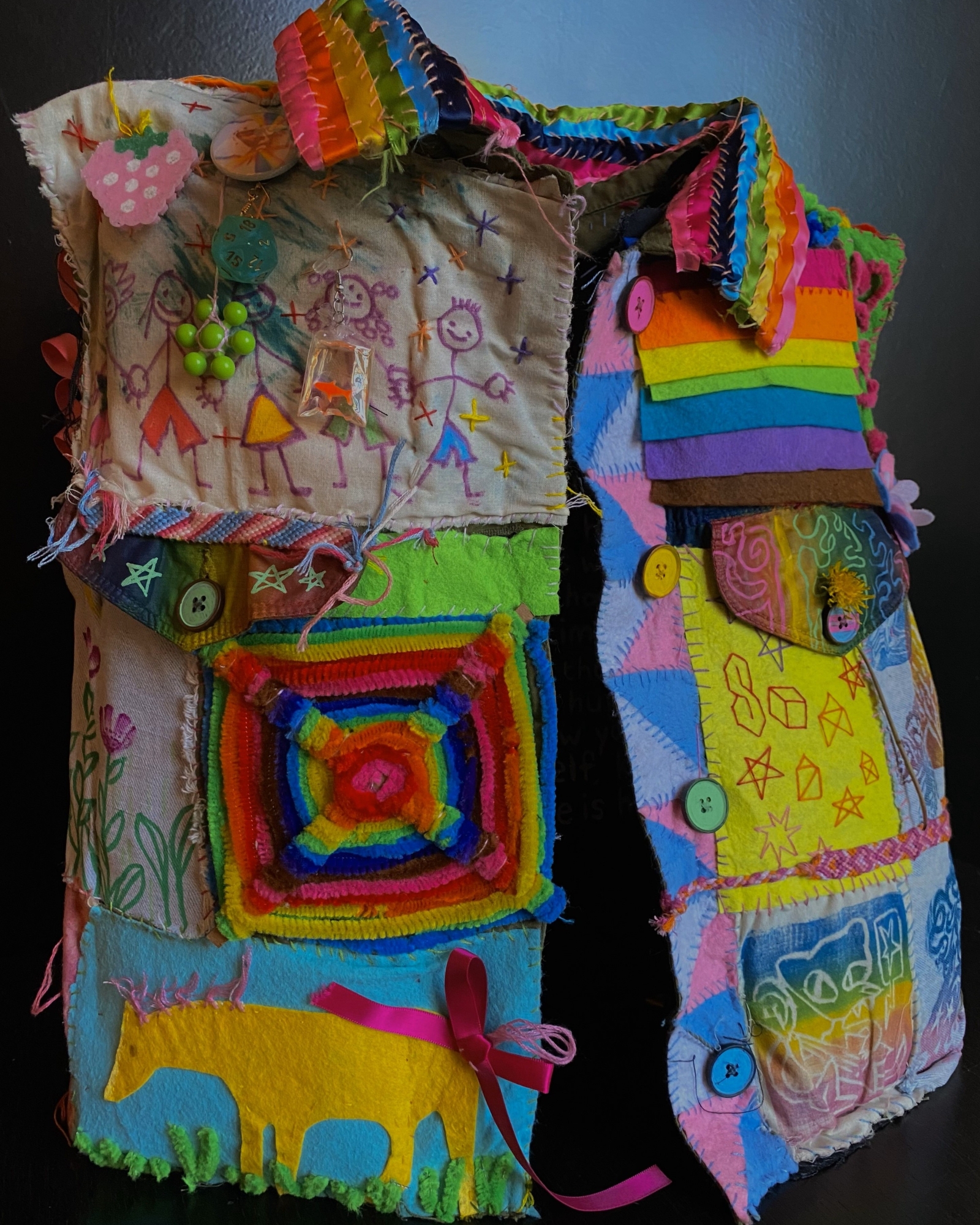 front of bulletproof vest