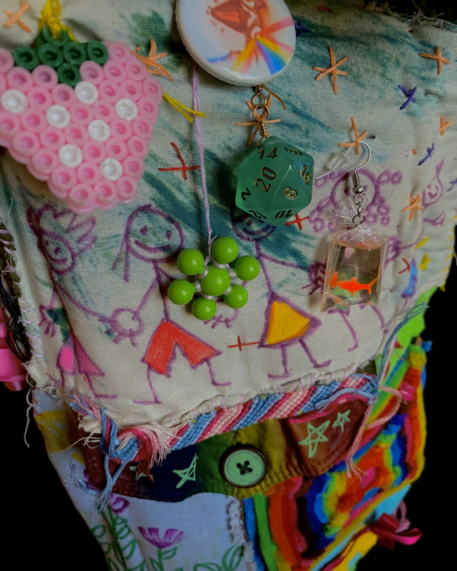 detail of bulletproof vest
